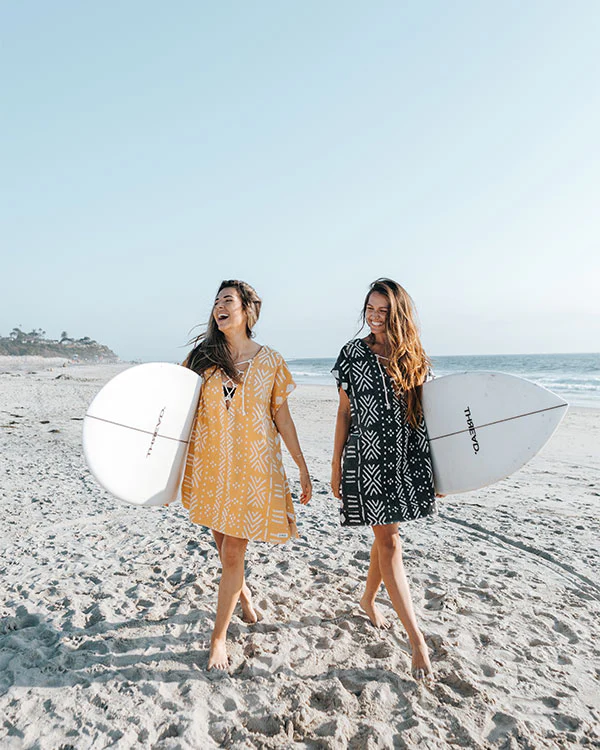 Adobe Mudcloth Cover Up Black - Image 5