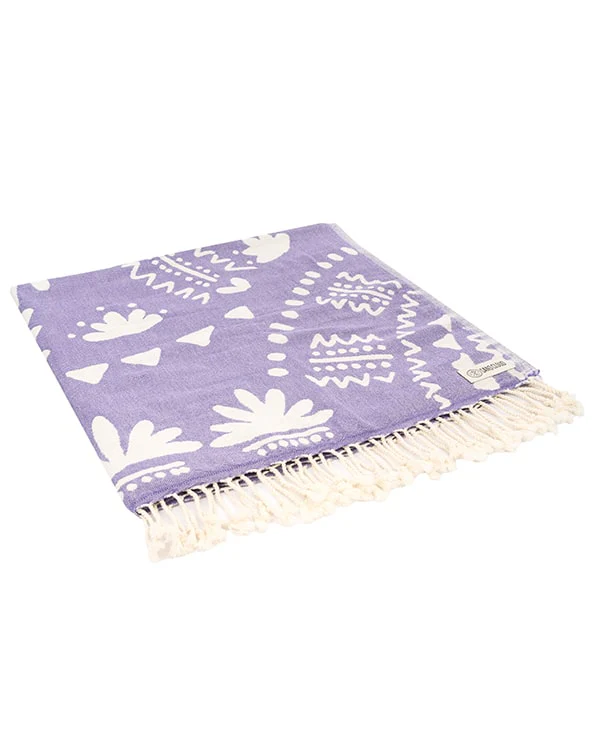 Boho Towel Purple - Image 5