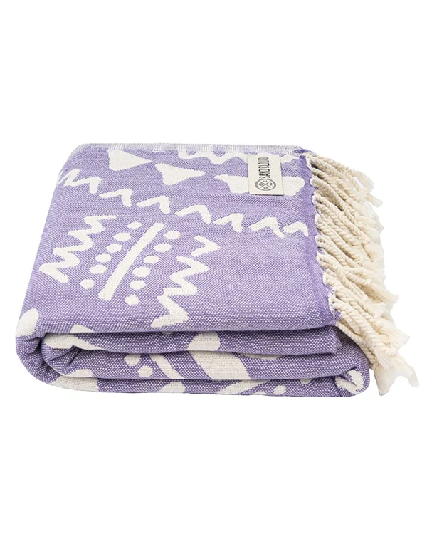Boho Towel Purple - Image 6