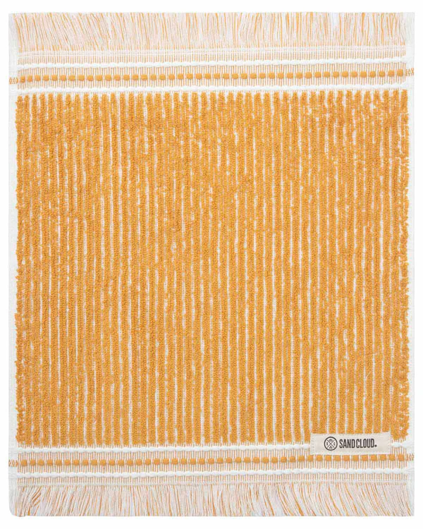 Brioche Rib Washcloth Bath Bundle Sunflower - Image 4