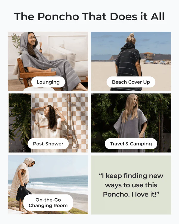 Terra Hooded Poncho Sage - Image 3