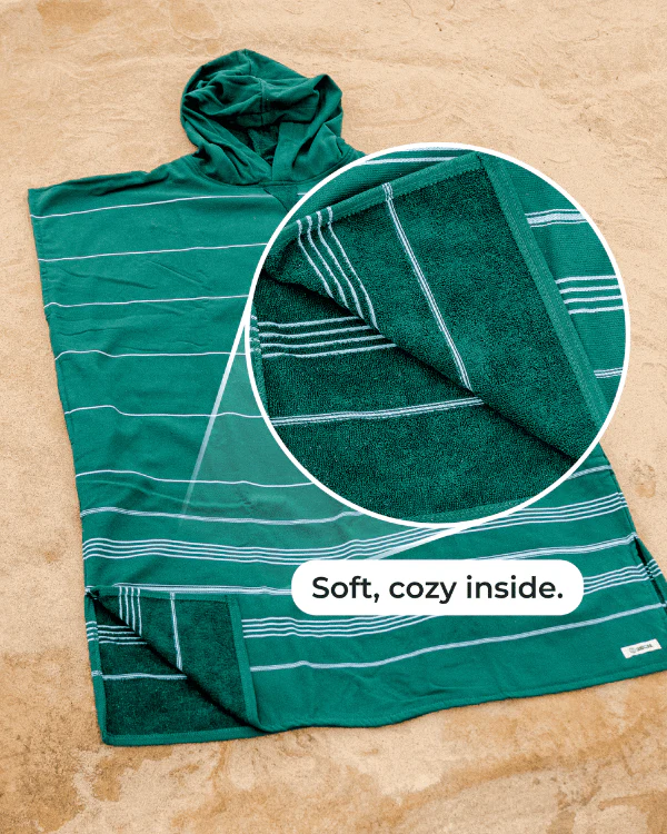 Terra Hooded Poncho Sage - Image 4