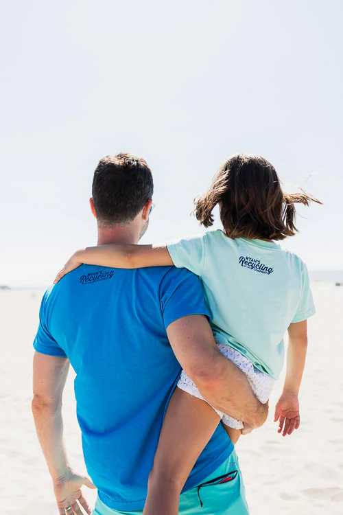 Make The Sea Trash Free Eco Kids Tee - Image 3