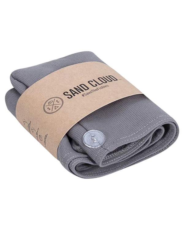 Terra Hair Towel - Grey - Image 5