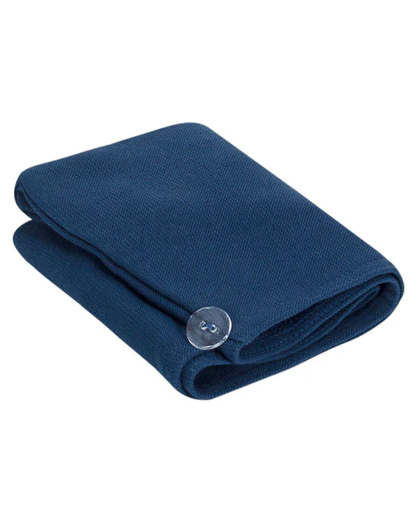 Terra Hair Towel - Navy - Image 6