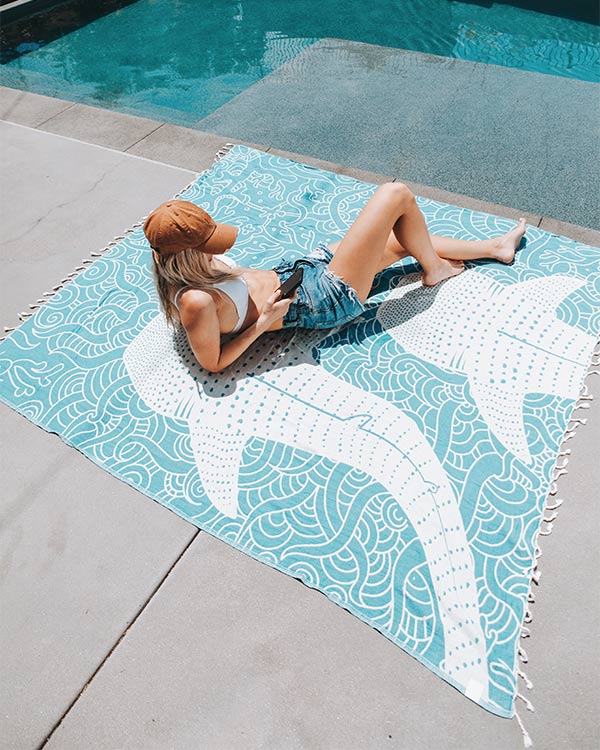 Whale Shark XL Turquoise - Image 8